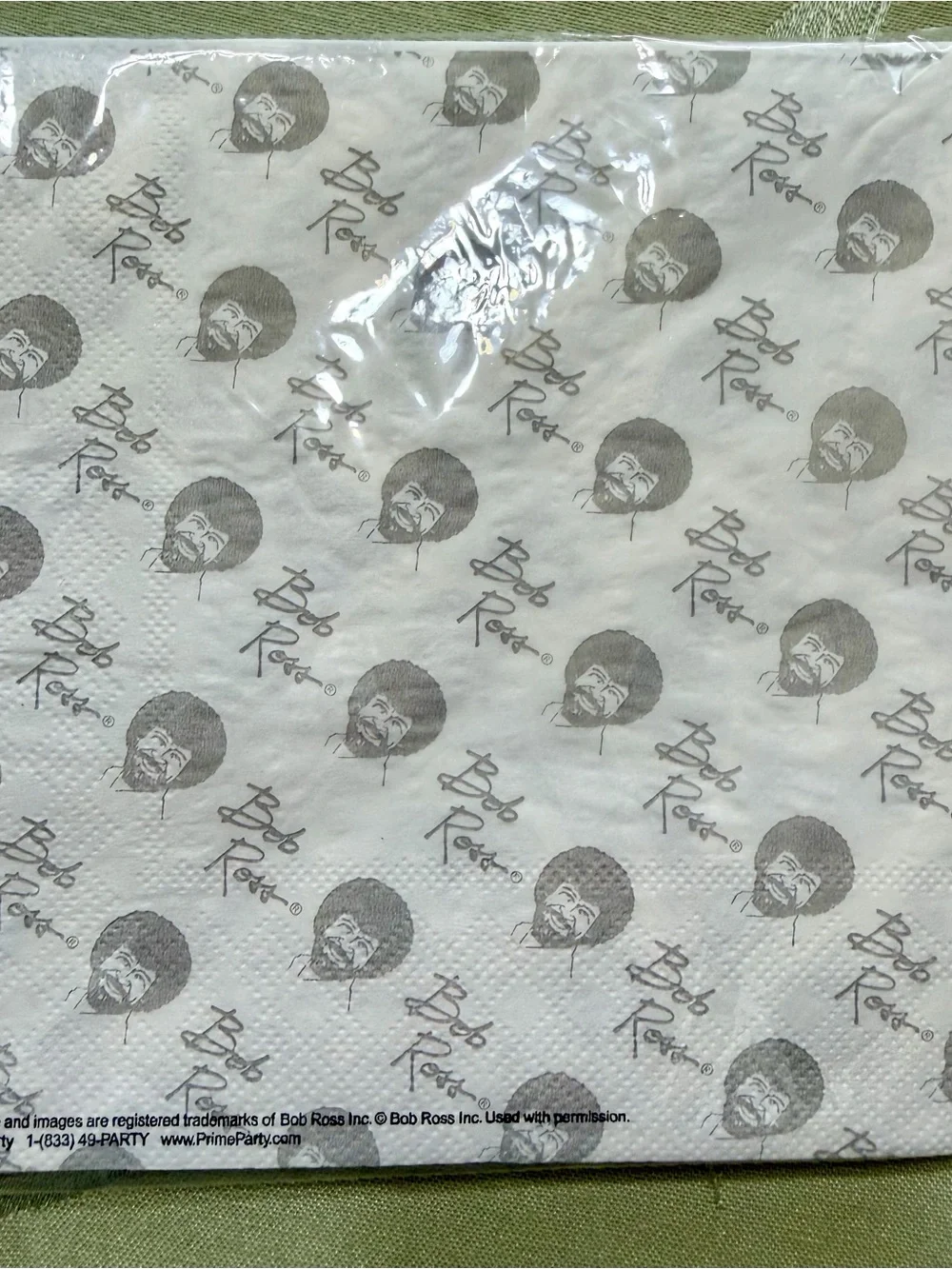 Bob Ross Classic Napkins – 11 Count – Metallic Foil – Craft Journal Decoupage